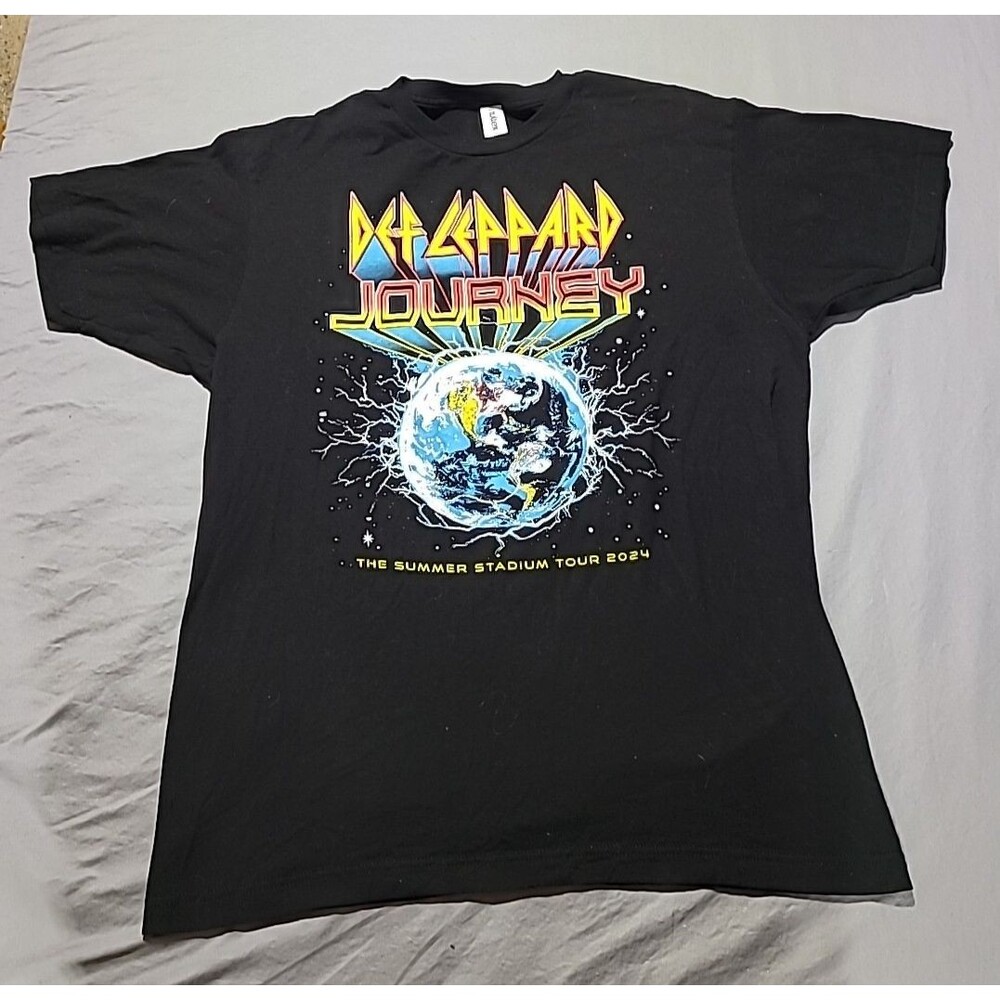 Def Leppard Journey The Summer Stadium Tour 2024 Shirt Large